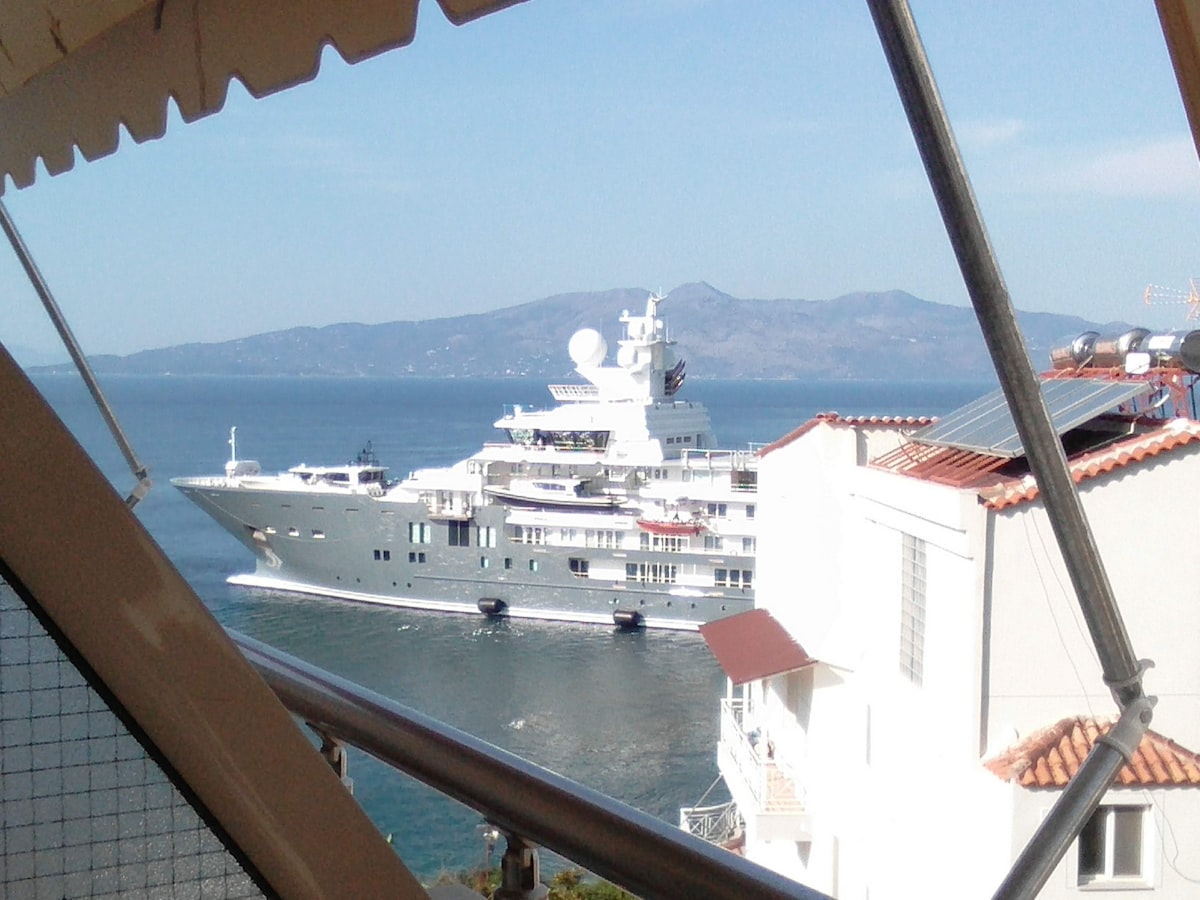 Private yacht detail